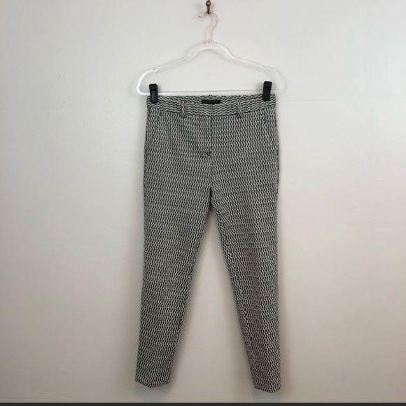 Theory Treeca Knit Pant Black-White Multi 4 - Picture 2 of 8